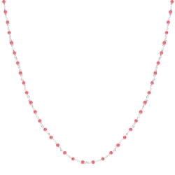 Collier Rouge Femme Clio Blue Mimi Argent