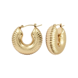 Boucles d'Oreilles Doré Femme Clio Blue BO0036