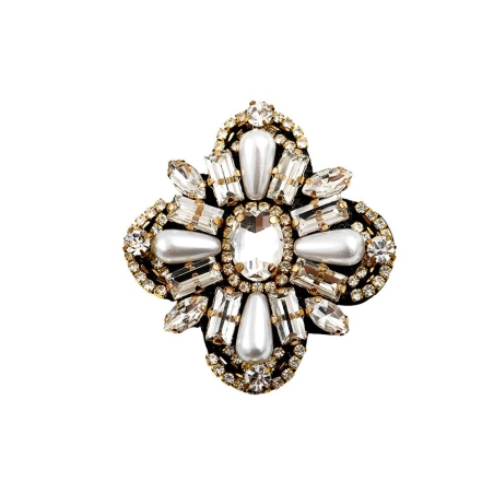 Broche Strass Femme Clio Blue