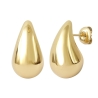 Boucles D'Oreilles Gouttes Doré Clio Blue 3cm