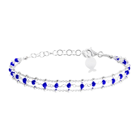 Bracelet Multi Chaînes Marine Clio Blue Noemie