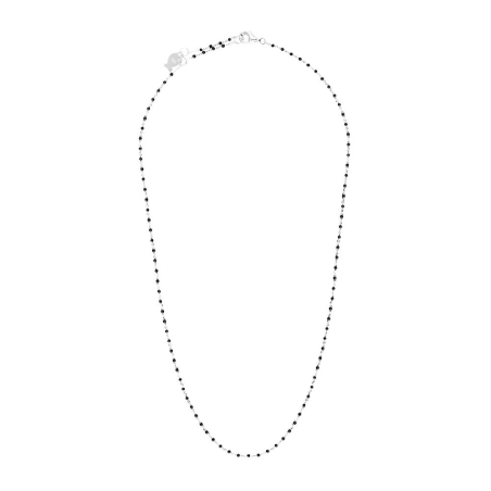 Collier Noir Femme Clio Blue Mimi Argent