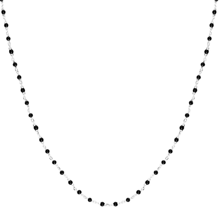 Collier Noir Femme Clio Blue Mimi Argent