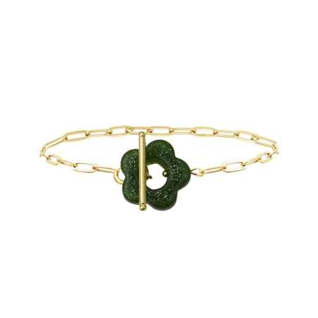 Bracelet Doré/Kaki Femme Clio Blue PKBR0111