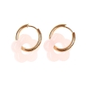 Boucles Oreilles Rose Pale Femme Clio Blue Fleurs 20mm