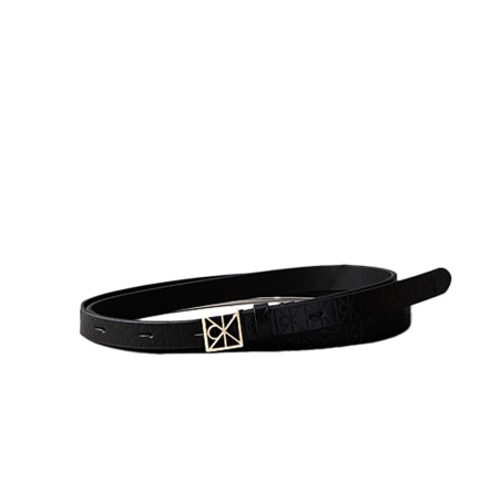 Ceinture Noire Femme Calvin Klein Jeans Emblem LV04F7048G