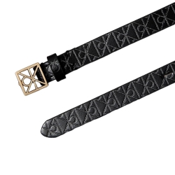Ceinture Noire Femme Calvin Klein Jeans Emblem LV04F7048G