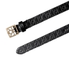 Ceinture Noire Femme Calvin Klein Jeans Emblem LV04F7048G