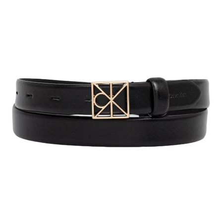 Ceinture Noire Femme Calvin Klein Jeans Emblem