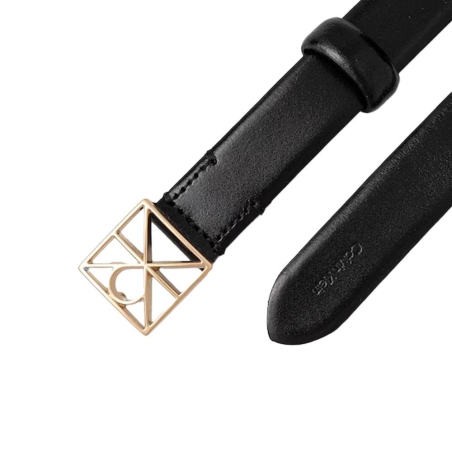 Ceinture Noire Femme Calvin Klein Jeans Emblem
