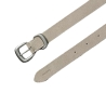 Ceinture Taupe/Argent Femme Calvin Klein Jeans 2 Piece Suede