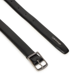 Ceinture Noir Femme Calvin Klein Jeans Slim Square Buckle
