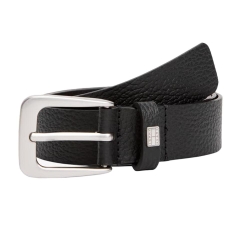 Ceinture Noire Femme Tommy Hilfiger Heritage