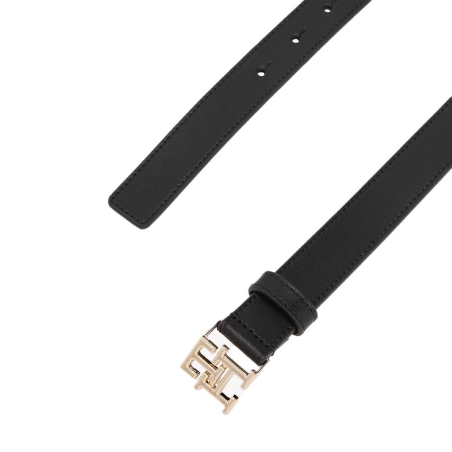 Ceinture Noir Femme Tommy Hilfiger Th Logo 2.5