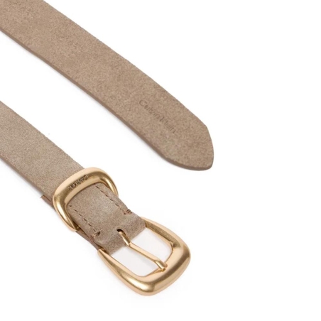 Ceinture Taupe Femme Calvin Klein Jeans 2 Piece Suede