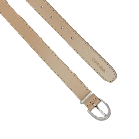 Ceinture Beige Femme Calvin Klein Jeans Ck Must Loop