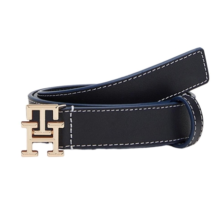 Ceinture Noir Femme Tommy Hilfiger Logo 2.5