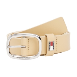 Ceinture Beige Foncé Femme Tommy Hilfiger Oval 3.0