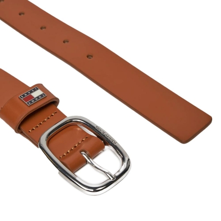 Ceinture Marron Femme Tommy Hilfiger Oval 3.0
