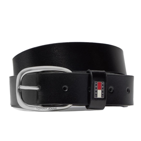 Ceinture Noir Femme Tommy Hilfiger Oval 3.0