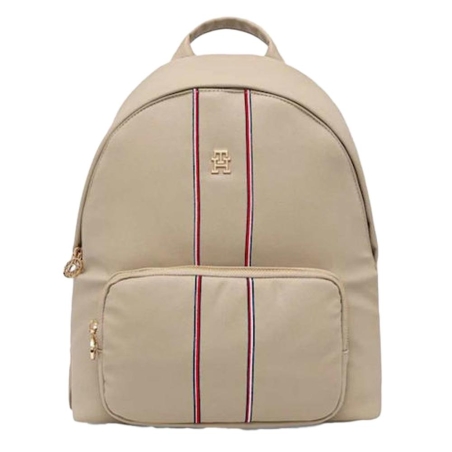 Sac à Dos Beige Femme Tommy Hilfiger Popette Soft Dome