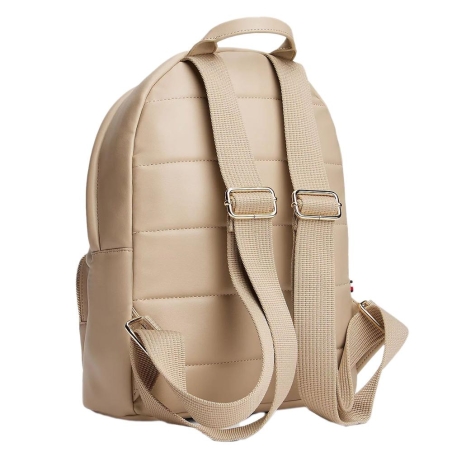 Sac à Dos Beige Femme Tommy Hilfiger Popette Soft Dome