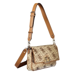 Sac à Bandoulière Marron Femme Guess Circe