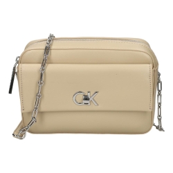 Sac à Bandoulière Beige Femme Calvin Klein Jeans Pocket