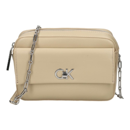Sac à Bandoulière Beige Femme Calvin Klein Jeans Pocket