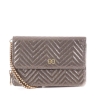 Sac à Bandoulière Gris Métallique Femme Stella Green Chevron