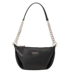 Sac à bandoulière Noir Femme Guess Eco Evaine Top Zip S