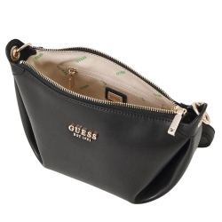 Sac à bandoulière Noir Femme Guess Eco Evaine Top Zip S