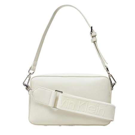 Sac à Main Ecru Femme Calvin Klein Jeans Ck Must Convertible