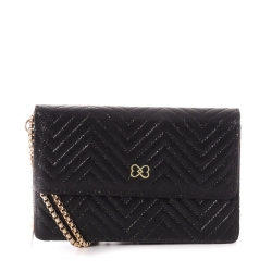 Sac à Bandoulière Noir Femme Stella Green Chevron