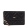 Sac à Bandoulière Noir Femme Stella Green Chevron