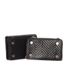 Sac à Bandoulière Noir Femme Stella Green Chevron