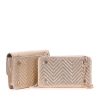 Sac à Bandoulière Doré Femme Stella Green Chevron