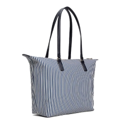 Sac à Cabas Rayure Blanc/Marine Femme Tommy Hilfiger Poppy Summer Tote