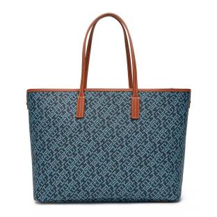Sac Cabas Bleu Femme Tommy Hilfiger Th Monoplay