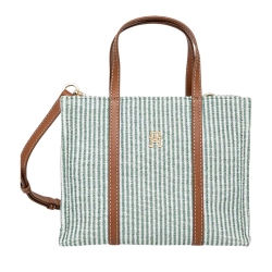 Sac à Main Vert/Marron Femme Tommy Hilfiger Premium Beach