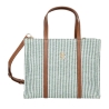 Sac à Main Vert/Marron Femme Tommy Hilfiger Premium Beach
