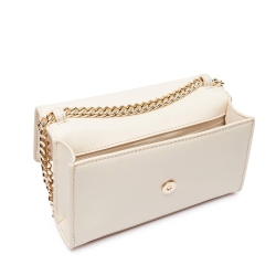 Sac à Bandoulière Ecru Femme Tommy Hilfiger Th Heritage Mini Cro