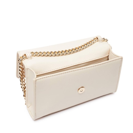 Sac à Bandoulière Ecru Femme Tommy Hilfiger Th Heritage Mini Cro