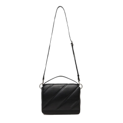 Sac Bandoulière Noir Femme Calvin Klein Jeans Quilted Boxy Flap