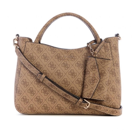 Sac à Main Beige Femme Guess Brenton