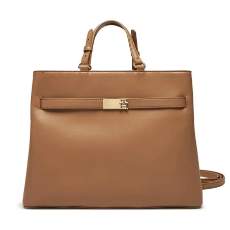 Sac à main Camel Femme Tommy Hilfiger Heritage Satchel
