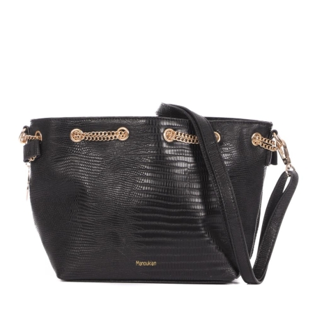 Sac seau Noir Femme Manoukian Milly