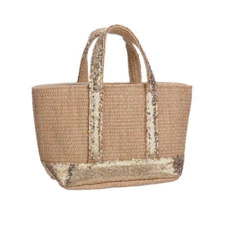 Sac à main Beige/Paille Femme Stella Green Sequin