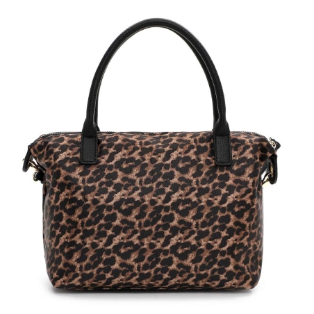 Sac à Bandoulière Noir/Léopard Femme Tamaris 33522