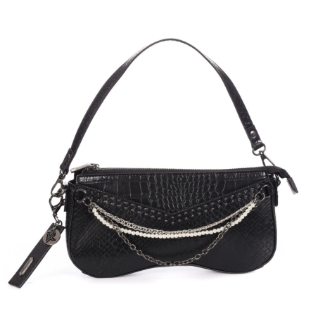 Sac à Bandoulière Noir Femme Kaporal NANDY